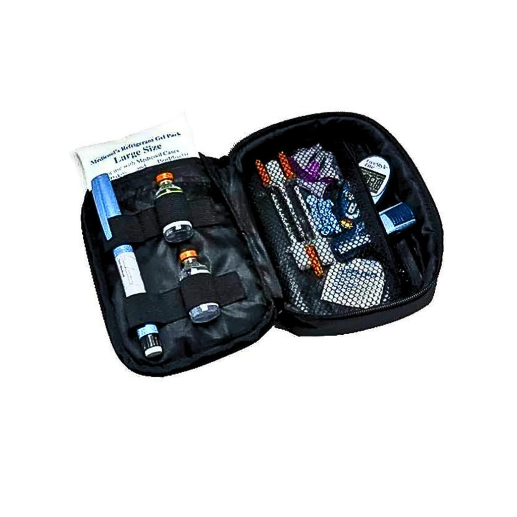Medicool Daily Diabetic Organizer Portable Insulin Travel Case Large Gel Pack | DDO