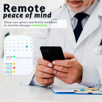 Adamson TimelyMed Smart Pill Dispenser Machine with Alarm + WiFi App Monitoring + 28 Day Medicine Dispenser + Automatic Pill Dis