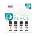 Let There Be Peace & Quiet Relaxing Essential Oils Kit Now Foods 4-10 mL Oil
