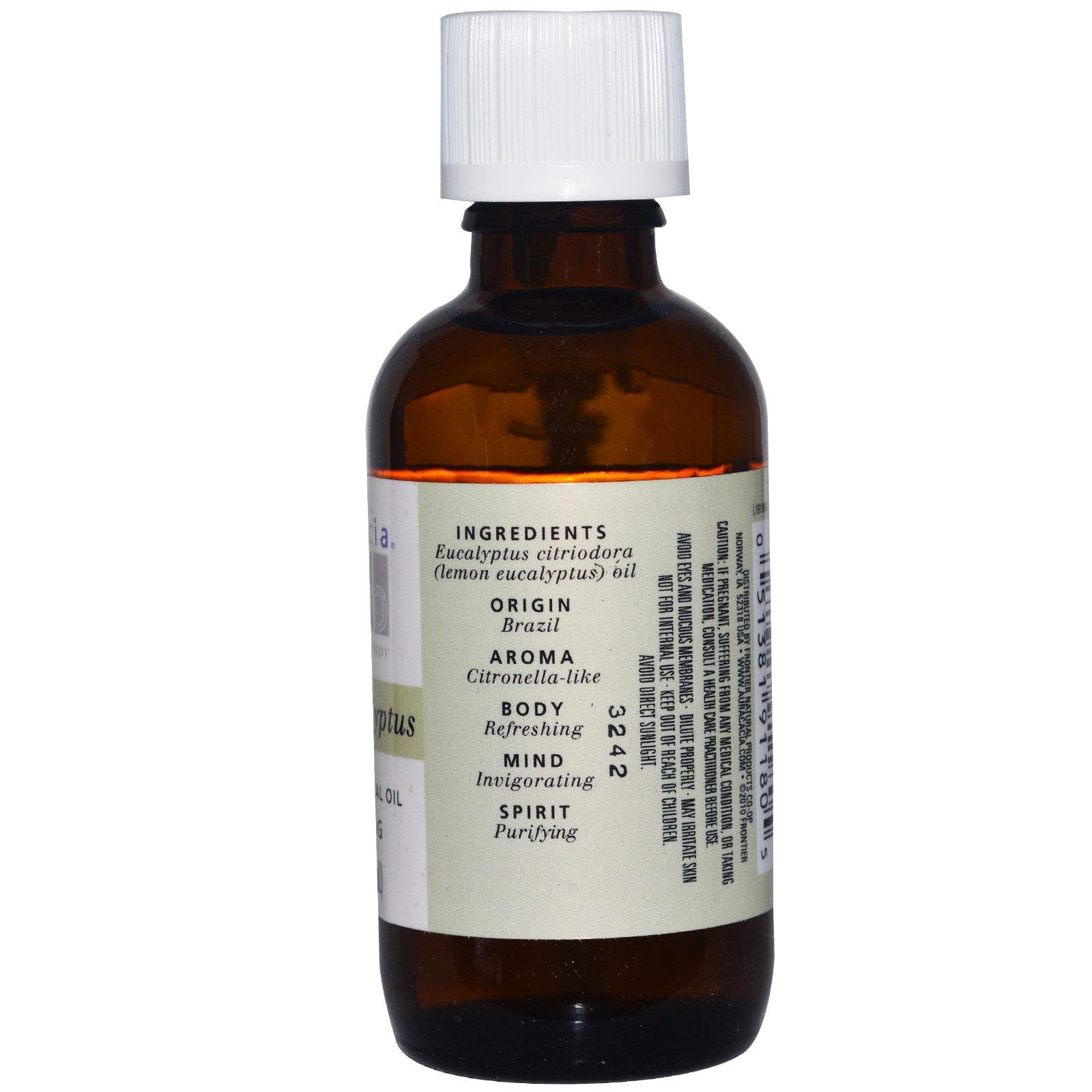 Aura Cacia Essential Oil Lemon Eucalyptus - 2 fl oz