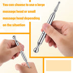 Stainless Steel Acupressure Bar Massage Pen Manual Acupressure Pen-Deep Tissue Massage Tool Relaxing Acupuncture Tools Massage T