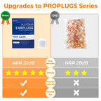 200Pairs Foam Earplugs, 32dB Disposable Noise Reduction Ear Plugs, Hearing Protection Bulk Ear Plugs for Shooting Range, Work, T