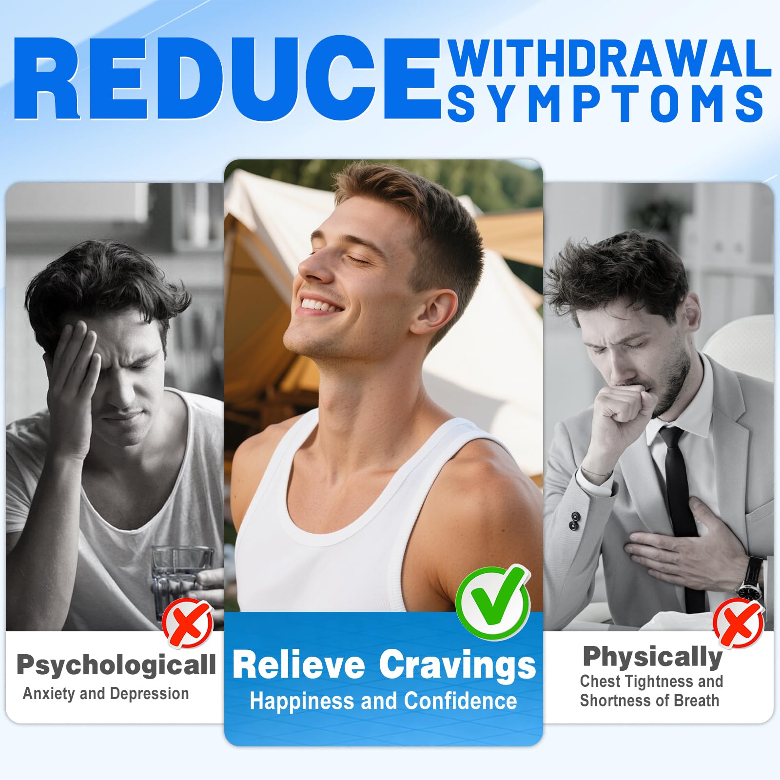 RBUGR Nicotine Patches Step 1+, 21mg Upgraded to 28mg (4 * 7mg), Quit Smoking Patches, Stop Smoking Aids That Work Within 2 Week