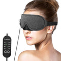 DR.PREPARE Heated Eye Mask With Temperature & Timer Control, USB Warm Compress for Dry Eyes, Sleep, Blepharitis, Dark Circles, M