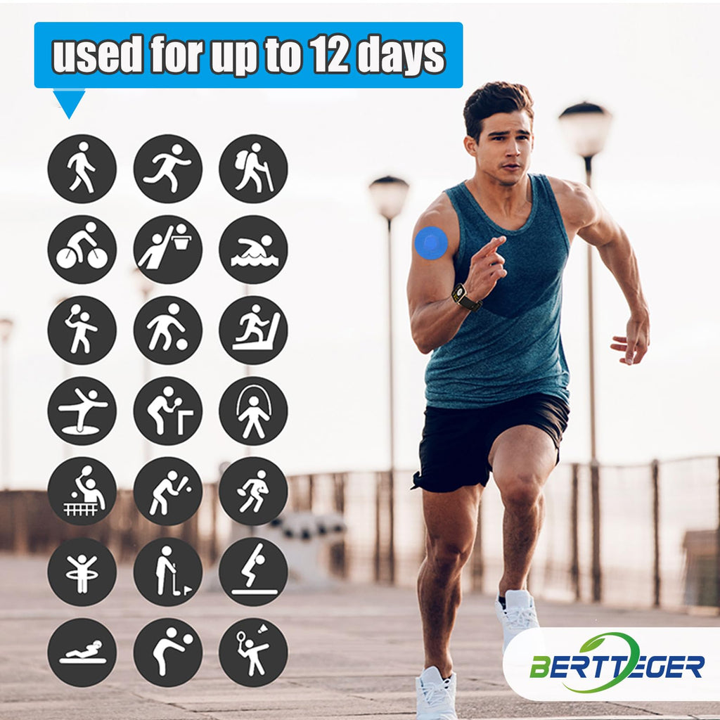 30pcs Adhesive Patches, G7 Over Patches Waterproof, Secure, Hypoallergenic Comfortable Support for 10 Days Day&Night Wear Wear a