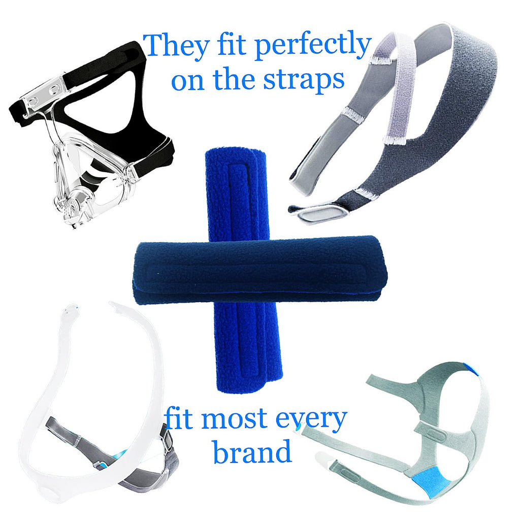 CPAP Strap Covers CPAP Strap Comfort Pads CPAP Strap Cushions CPAP Headgear Covers Compatible with Most CPAP Strap to Reduce Dis