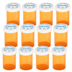 Plastic Medicine Pill Bottles with Child Resistant Caps - Push Down and Turn - Prescription Vial, Medicine Container, Pill Cases