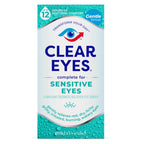 Clear Eyes for Sensitive Eyes, Redness Reliever Eye Drops, 0.5 oz