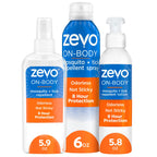 Zevo On-Body Tick & Mosquito Repellent Spray & Bug Repellent Lotion - 8 Hour Insect Protection - Odorless & Non-Sticky (1 Lotion