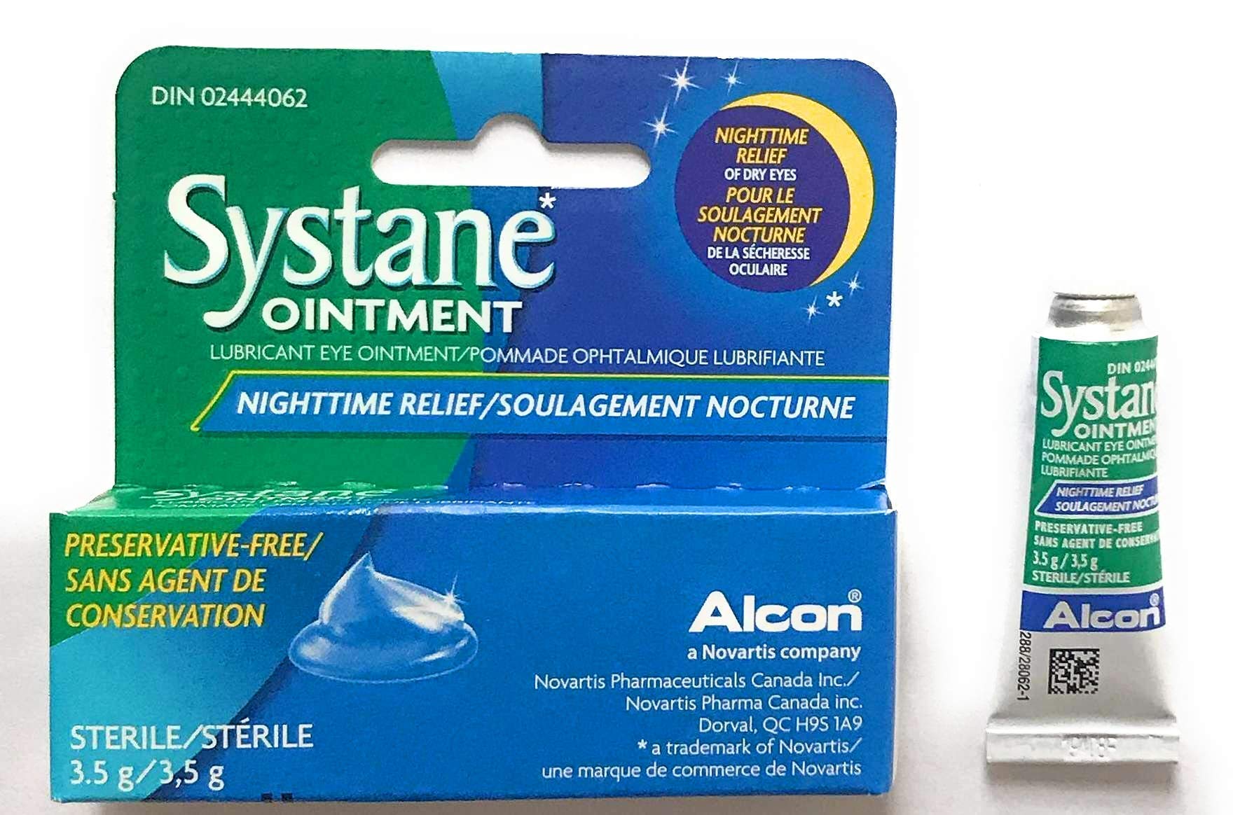 Systane Lub Eye Nightime Ointment 3.5g (6 Pack) 0.12 Ounce(Packaging May Vary)