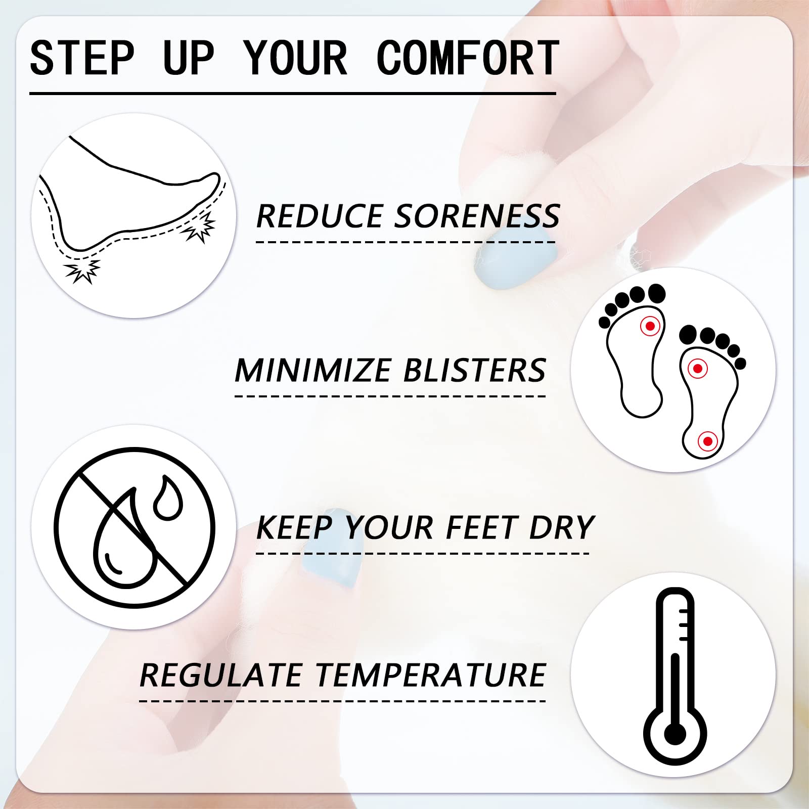Lambs Wool for Toes Lambs Wool Cushion for Bunion Soft Toe Separator Wool Pads Blister Prevention Cushion for Feet Lambs Wool To