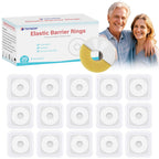 TNTNDAY 20PCS 4mm Moldable Ostomy Barrier Rings, Elastic Skin Extender Rings Outer Diameter 1.9Inch(48mm) Thickness, Medical Hyd