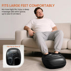 CILI Shiatsu Foot Massager Machine with Heat,Electric Heated Feet Massager for Plantar Fasciitis, 3 Kneading & 3 Compression,Up