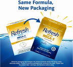 Refresh Optive Mega-3 Lubricant Eye Drops with Flaxseed Oil - 30 ct, Pack of 5