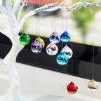 10 Pack Crystal Ball 1.18/30mm Prism Sun Shine Catcher Rainbow Pendants Maker, Hanging Crystals Prisms for Windows, for Feng Shu
