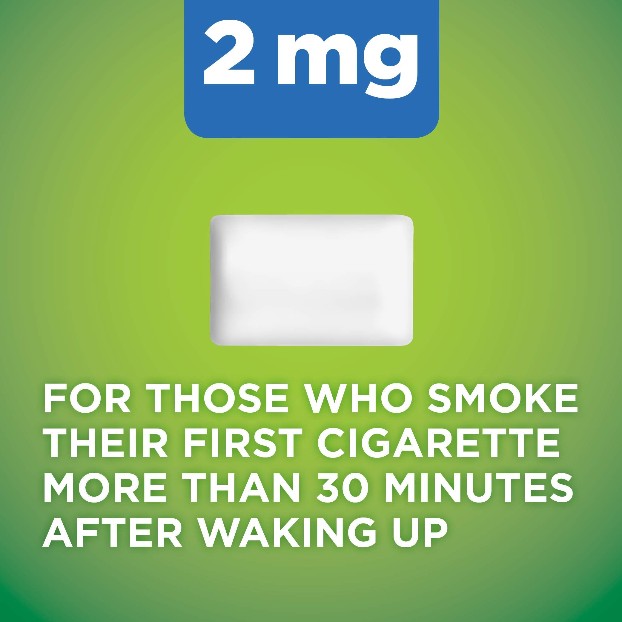 Amazon Basic Care Coated Nicotine Polacrilex Gum 2 mg, Cool Mint Flavor, Stop Smoking Aid, 160 Count