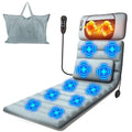 TeqHome Full Body Massage Mat with Heat & Movable Shiatsu Neck Back Massager Pillow, Upgraded Massage Pad with Lumbar Support, 1