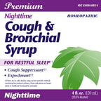 Natures Way Boericke & Tafel Nighttime Cough & Bronchial Syrup, Cough Suppressant, Promotes Restful Sleep, 4 Fl. Oz