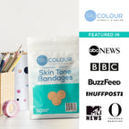 Tru-Colour Skin Tone Spot Bandages, Resealable Bag (50 Count) - Flexible, Waterproof, PFAS-Free Adhesive Strips Help Protect Bli