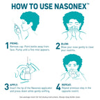 Nasonex 24HR Allergy Nasal Spray, Allergy + Congestion, Non-Drowsy Relief in Full Prescription Strength,120 Spray, 2 Pack