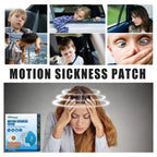Generic Motion Sickness Patches, 10 Count Sea Sickness Patches Non Drowsy, Motion Sickness Patches for Cruise Airplanes Cars Bus