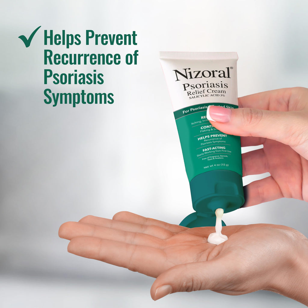 Nizoral Psoriasis Relief Cream- Relieves Itching, Irritation & Redness and Controls Flaking and Scaling with Maximum Strength Me