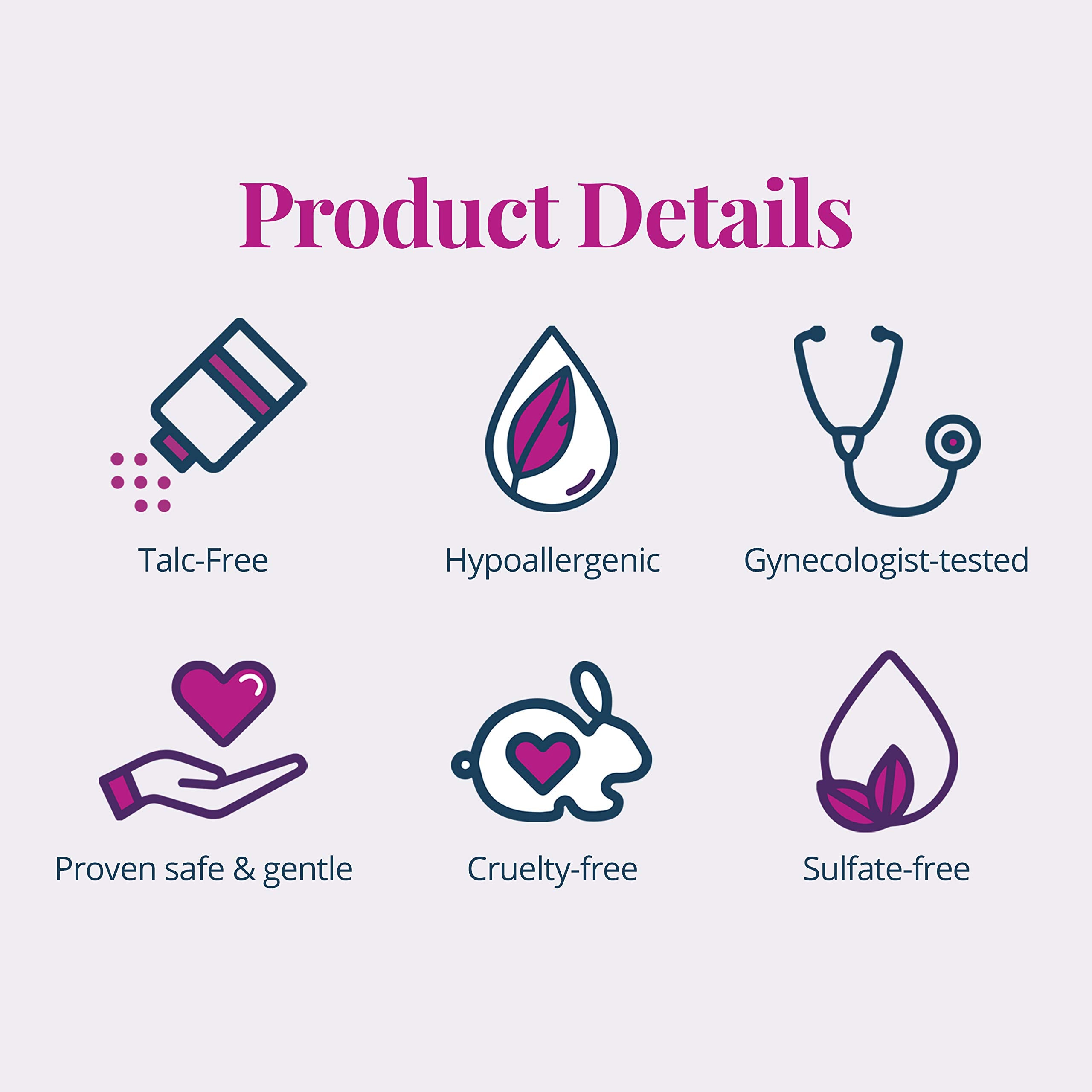 FDS Intimate Deodorant Spray, Extra Strength, 2 oz (Pack of 3) Feminine Spray for All Day Freshness & Odor Protection; pH-balanc