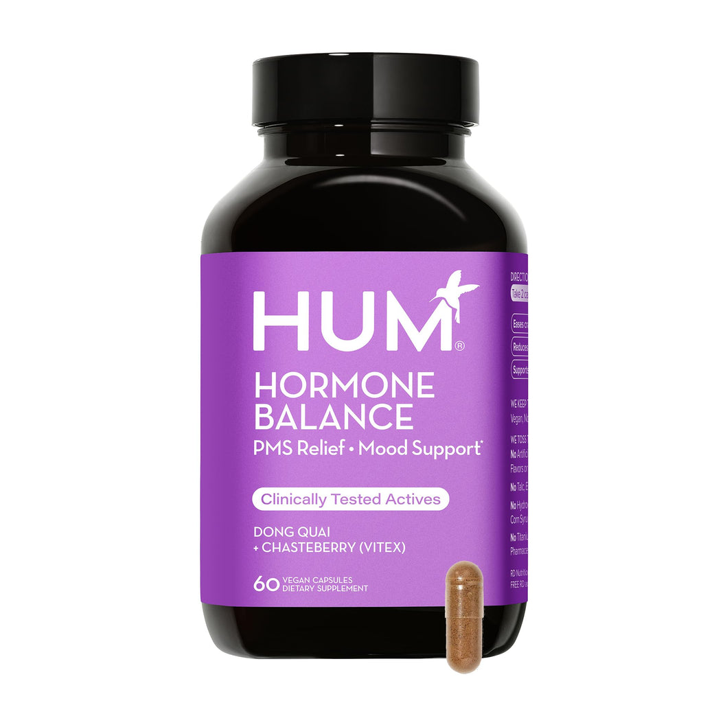 HUM Hormone Balance - Supplement for Womens Health - Support for Cramps, Cravings, Irritability & Hormonal Balance - Chasteberr