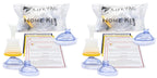 LifeVac Home Kit 2 Pack - Portable Suction Rescue Device, First Aid Kit for Kids and Adults, Portable Airway Suction Device for 