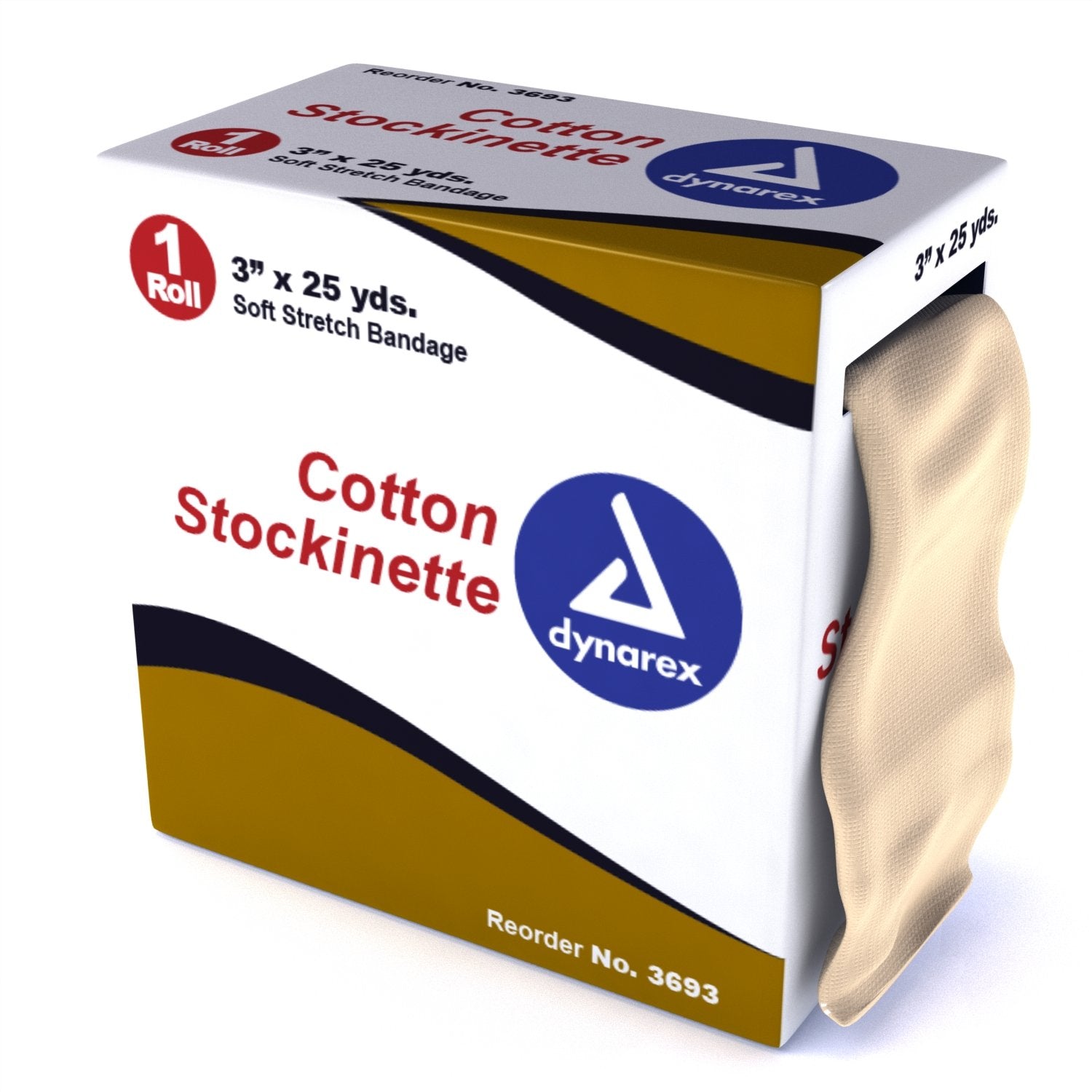 Cotton Stockinette - 3'' x 25 yds- 1 Roll