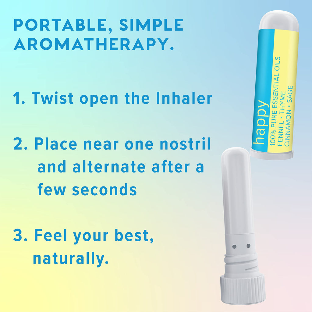 MOXE Nasal Inhaler Bundle, 8 Essential Oil Blends, Aromatherapy Sticks, Warming & Cooling Fragrances, Undiluted Oil, Natural Ing