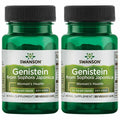 Swanson Soy-Free Genistein - Plant-Based Natural Supplement for Women - Comfort & Balance - (60 Veggie Capsules, 125mg Each) 2 P