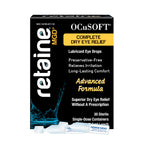 OCuSOFT Retaine MGD Ophthalmic Emulsion - Complete Dry Eye Relief - Soothes Red & Irritated Eyes - 30 Count Preservative-Free Si
