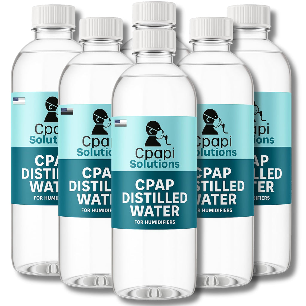CPAPi Solutions Distilled Water CPAP - 6-Pack Travel Bottles (20 oz ...