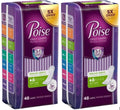 Poise Pantiliners Regular Length Very Light Absorbency 48ct Each (Pack of 2)