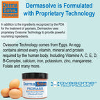 Dermasolve Psoriasis, Seborrheic Dermatitis and Dandruff Cream Formulated to Treat Itchy Skin & Prevent Future Flares to Provide