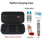Elonbo EpiPen Carrying Case, Travel Medicine Kit for 2 Epi Pens or Auvi Q, Ventolin Inhaler, Nasal Spray, Allergy Meds, Diabetic