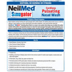 NeilMed Sinugator Cordless Pulsating Nasal Wash with 30 Premixed Packets
