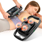 BOB AND BRAD A1 4-Head Massage Gun Deep Tissue, FSA HSA Eligible, 4 Intensity, Replaceable Massager Heads and Plate, Electric Pe