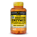 MASON NATURAL Plant Based Ultra Digestive Enzymes with Bromelain, Lactase, Papain & Protease - Supports Healthy Digestion & May 