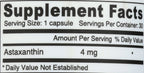 Astaxantin,4mg,Vegan, 0.66 Pound