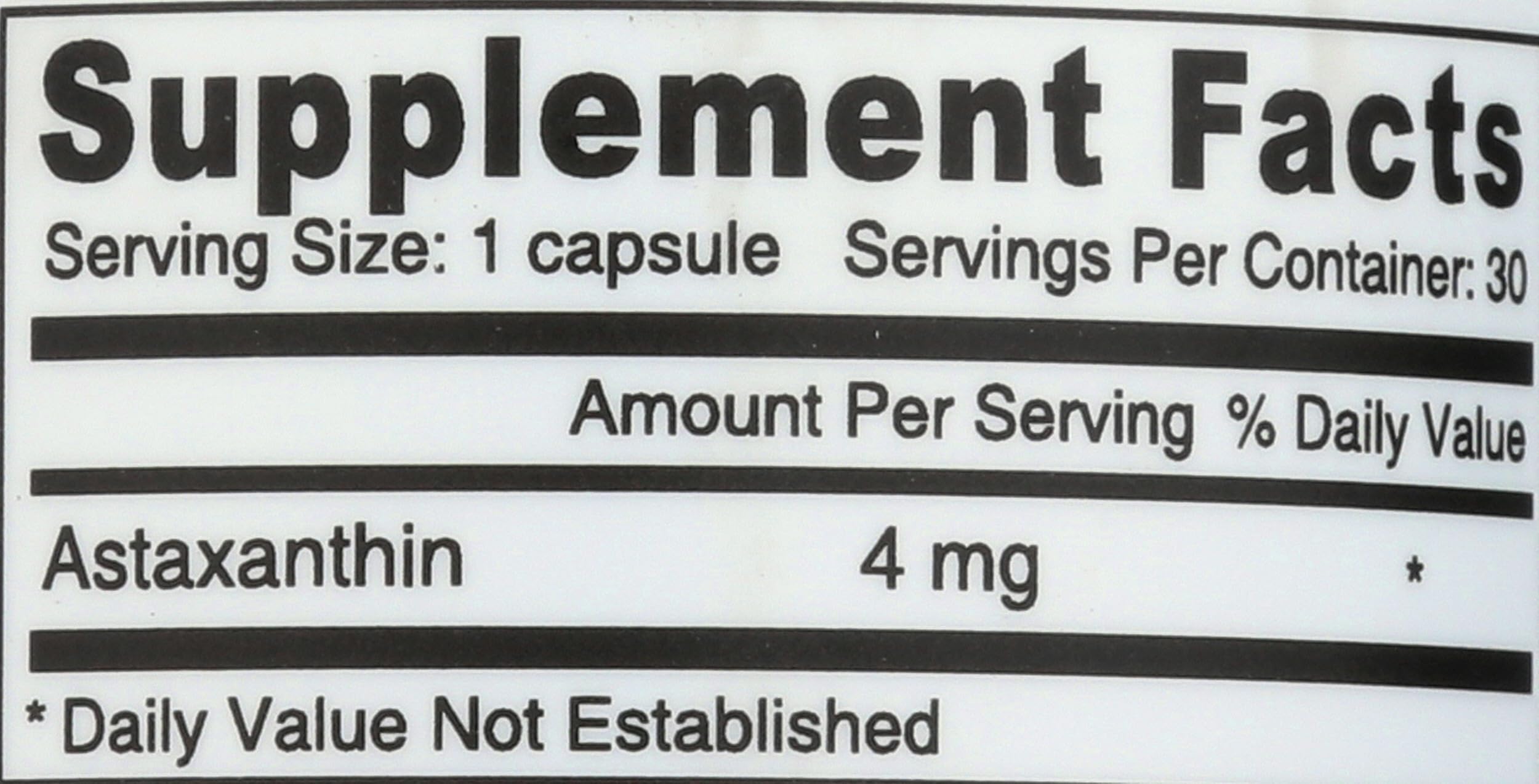 Astaxantin,4mg,Vegan, 0.66 Pound