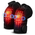 Red Light Therapy Knee Brace with Massage, Cordless Knee Massager with Heat and Red Light Therapy, Infrared Red Light Wrap for K