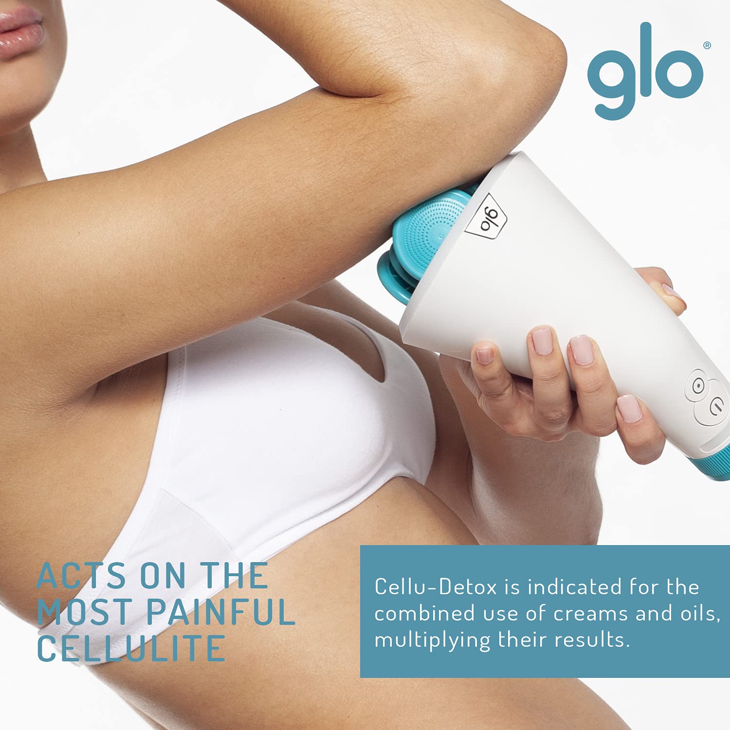 Cellu-Detox Massage Heads | Perfect for Cellulite Treatment | Provides Deep Tissue with Every Stroke | Gentle on All Types of Sk