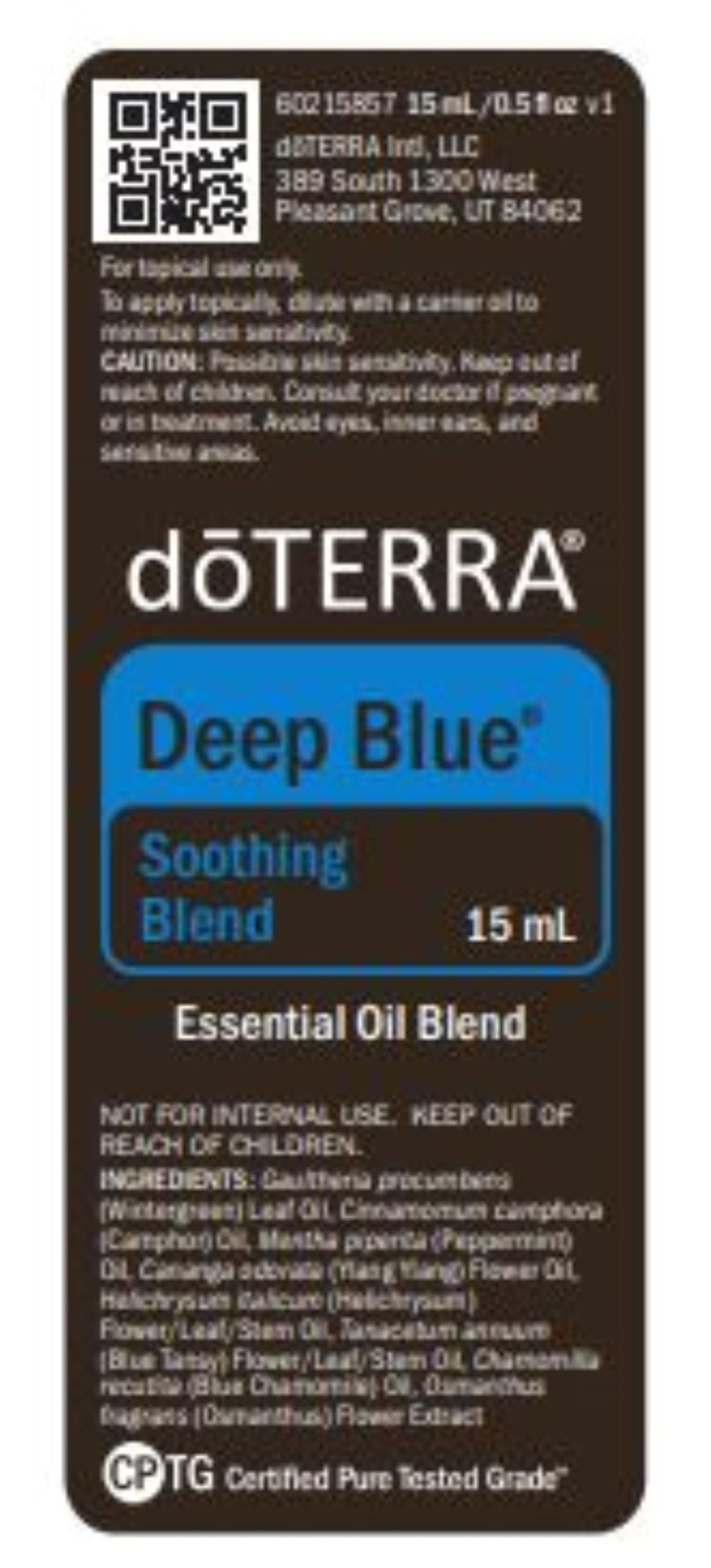 doTERRA Deep Blue Essential Oil Soothing Blend - 5 ml