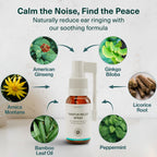 Medilisk Tinnitus Relief Spray - Supports Tinnitus Relief for Ringing Ears - Herbal Ear Care Products - Tinnitus Treatments Prev