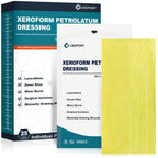 Ceeport Medical Xeroform Petrolatum Dressing 5x9 - Non-Adherent Gauze Pad Strip, Fine Mesh Gauze Patch Supplies for Wound Care, 
