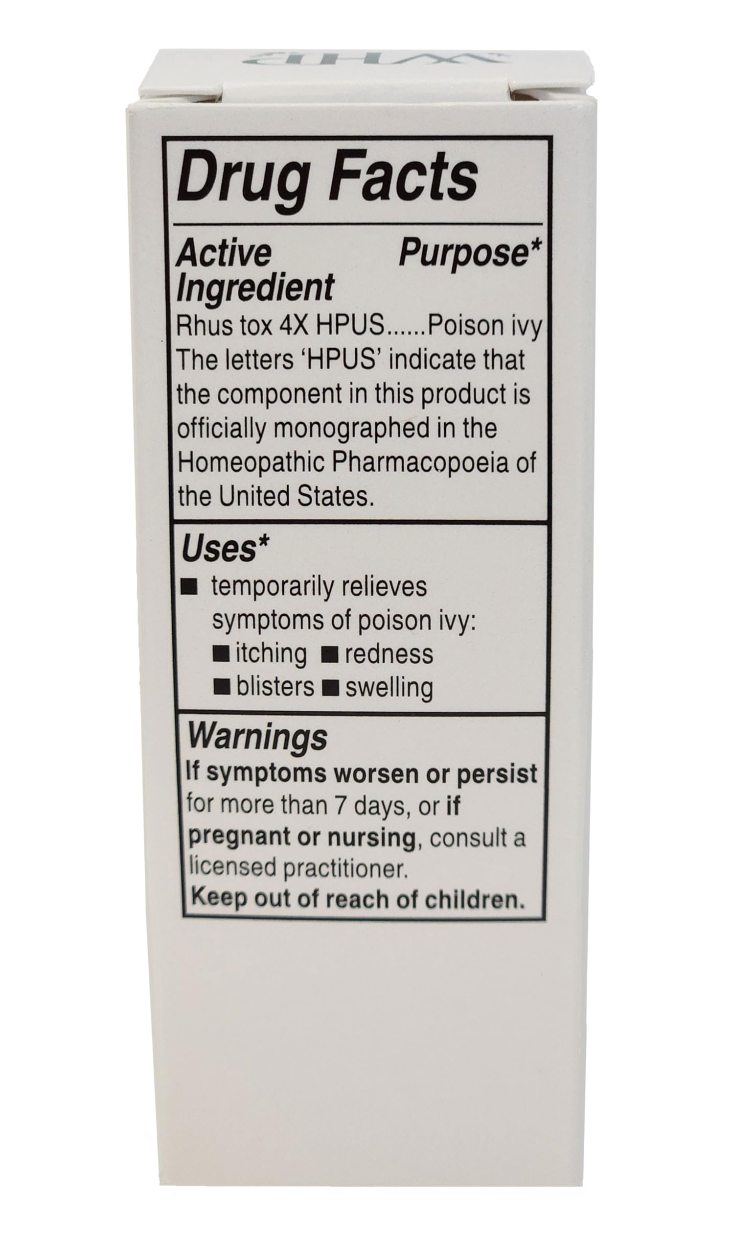 Washington Homeopathic Products WHP Poison Ivy. an Effective, All-Natural Solution for The Itching, Blistering Rash of Poison Iv