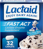 LACTAID Fast Act Caplets 32 Caplets (Pack of 3)