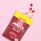 HALLS Relief Cherry Cough Drops, Value Pack, 200 Drops
